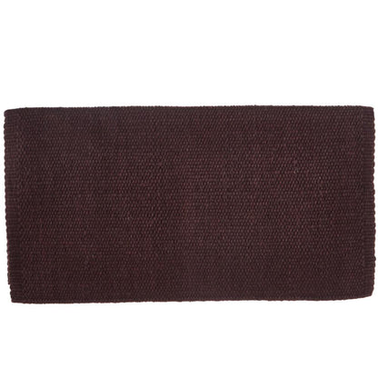 1314-96 San Juan Solid Expresso 36x34 New Zealand Wool Saddle Blanket - Tampa Home & Garden Store