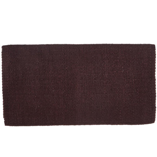 1314-96 San Juan Solid Expresso 36x34 New Zealand Wool Saddle Blanket - Tampa Home & Garden Store
