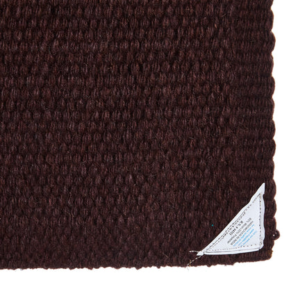 1314-96 San Juan Solid Expresso 36x34 New Zealand Wool Saddle Blanket - Tampa Home & Garden Store