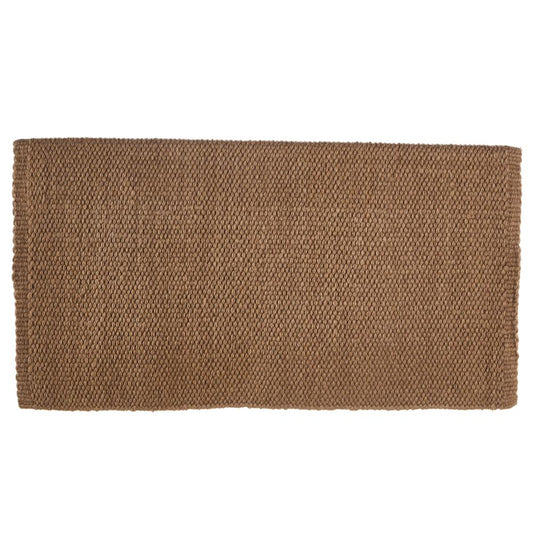 1314-97 San Juan Solid Raw Umber 36x34 New Zealand Wool Saddle Blanket - Tampa Home & Garden Store