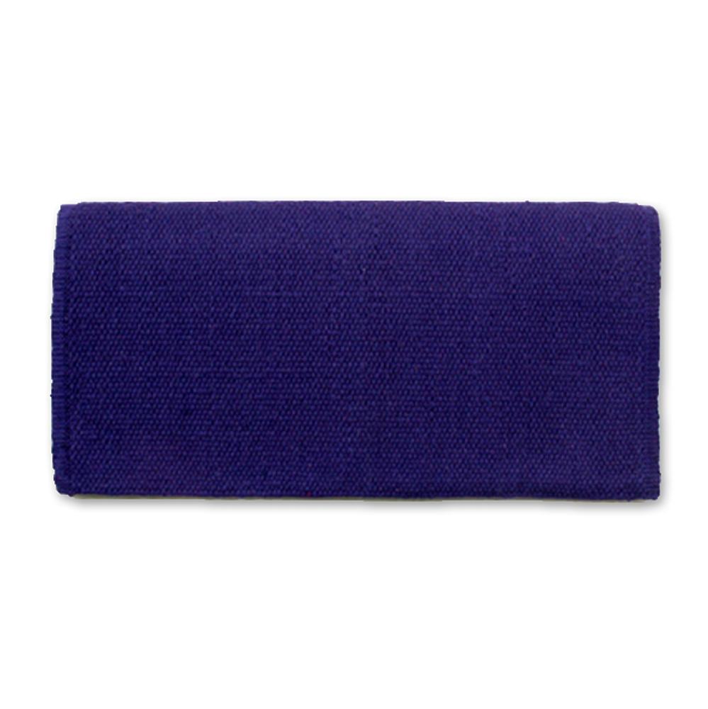 1314C-29 San Juan Solid Show Purple 38x34 New Zealand Wool Saddle Blanket - Tampa Home & Garden Store