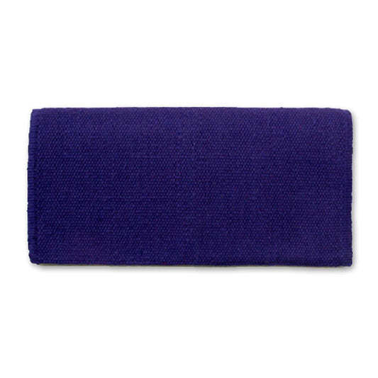1314C-29 San Juan Solid Show Purple 38x34 New Zealand Wool Saddle Blanket - Tampa Home & Garden Store