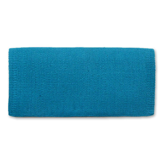 1314C-79 San Juan Solid Soft Turquoise 38x34 New Zealand Wool Saddle Blanket - Tampa Home & Garden Store