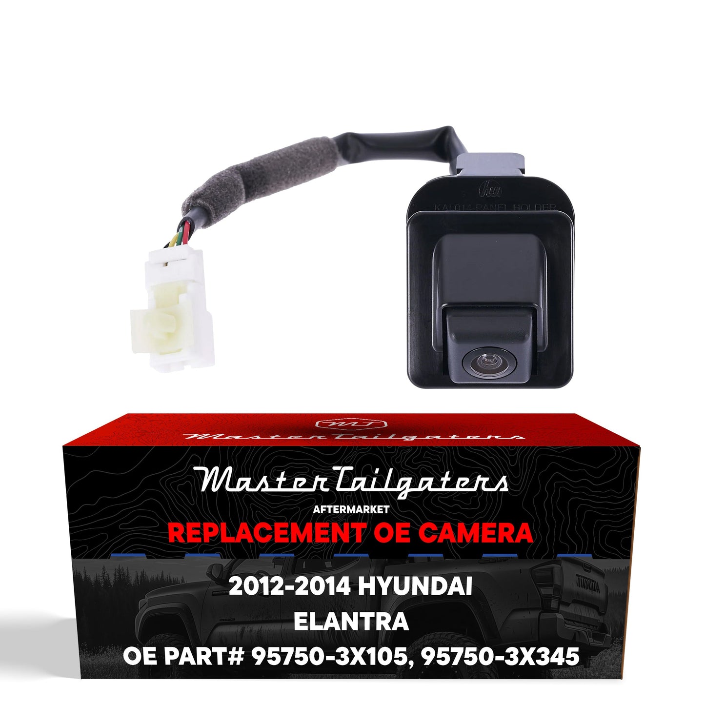 Master Tailgaters OEM backup camera for Hyundai Elantra 2012-2014 with wiring harness on Tampa Home & Garden Store