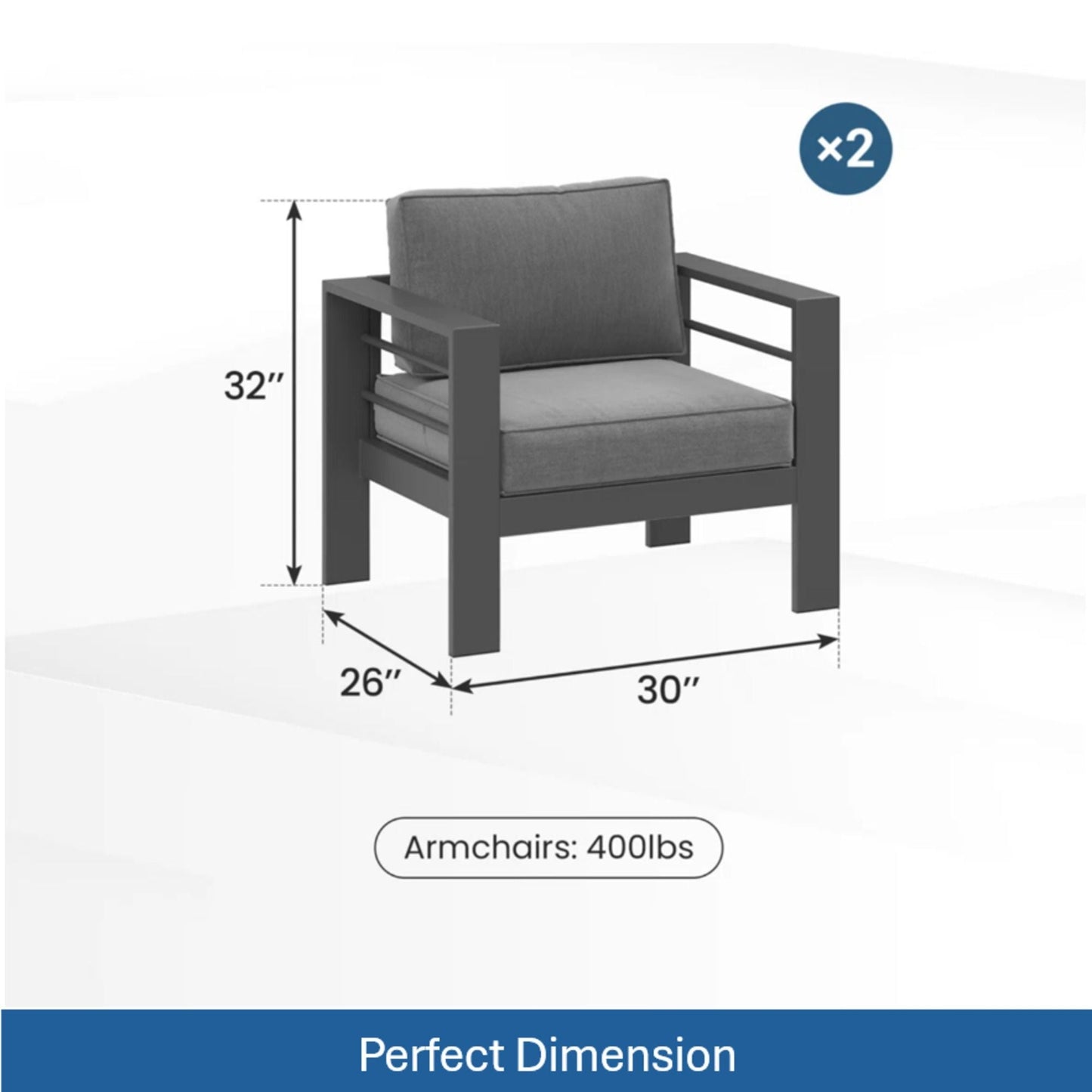 Heavy Duty Patio Set And The Thick Soft Cushions