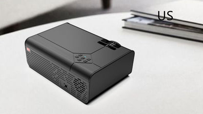 Home Office Android Smart HD Micro Joy Projector black compact projector with vented sides on Tampa Home & Garden Store