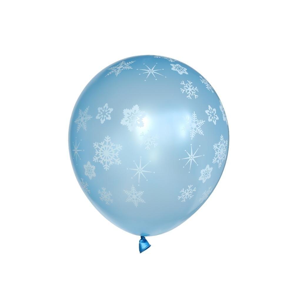 Snowflake-pattern blue party balloon for birthdays and holidays on Tampa Home & Garden Store