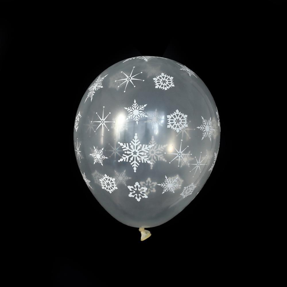 Balloon gray-blue with white snowflake print Stevvex ST22BL900RE on Tampa Home & Garden Store