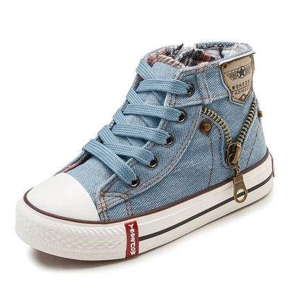 Kids Breathable Denim Canvas Casual Shoes