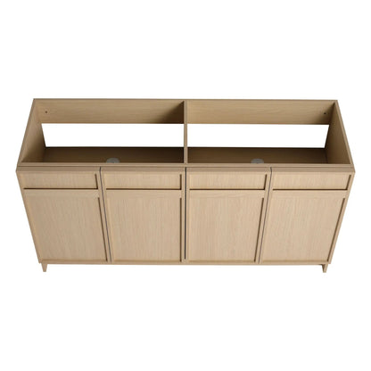 Modern Freestanding Vanity with Soft Close Doors