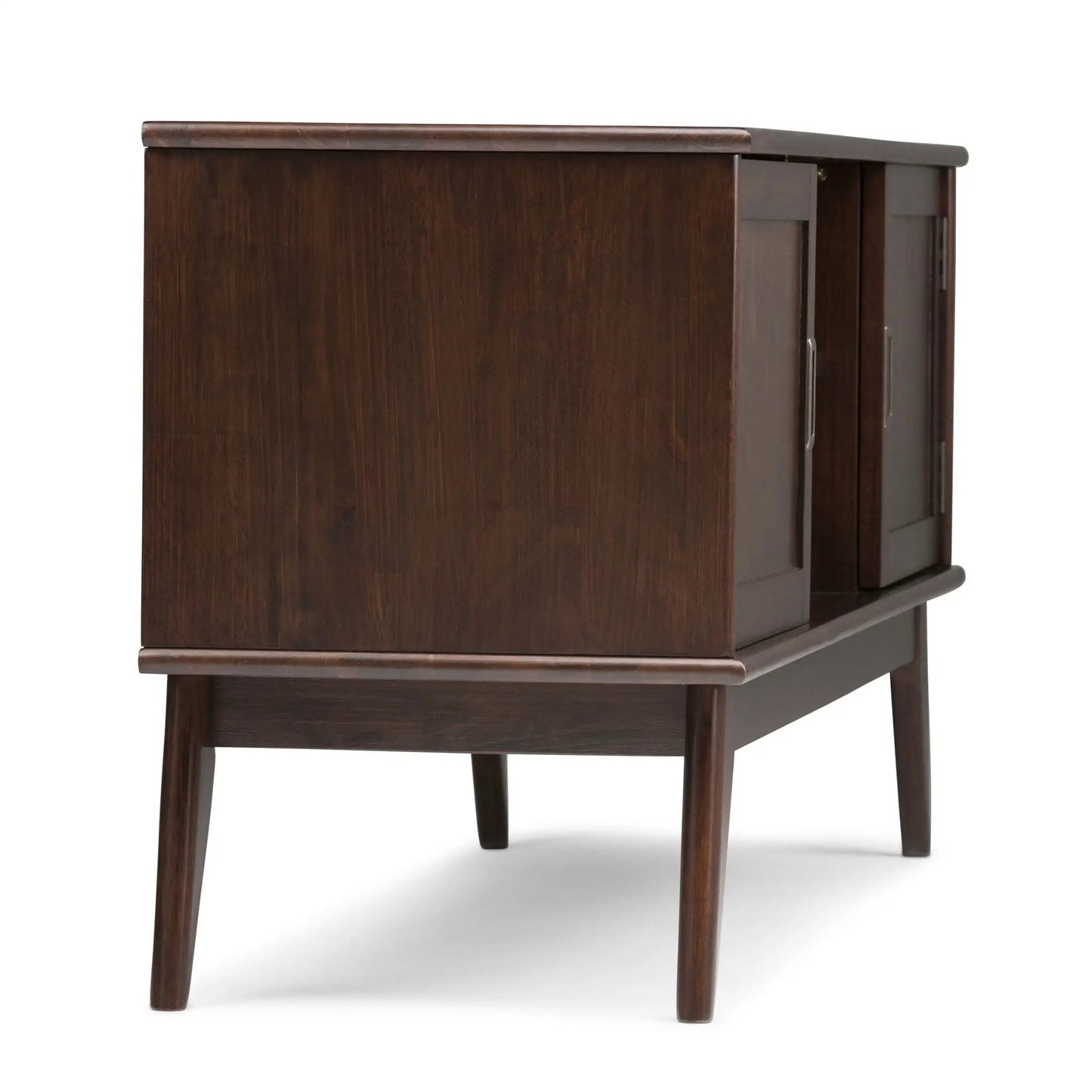 Draper Handcrafted Mid Century Low TV Media Stand