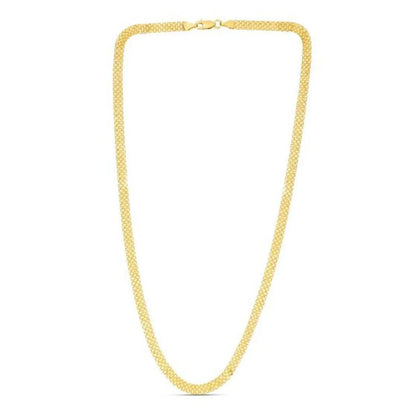 14k yellow gold Bismark chain necklace 4.70 mm from Bids.com on Tampa Home & Garden Store
