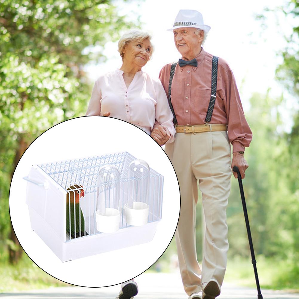 Out of the bird cage white metal-bar bird cage with two feeding cups Sell My Stuff on Tampa Home & Garden Store