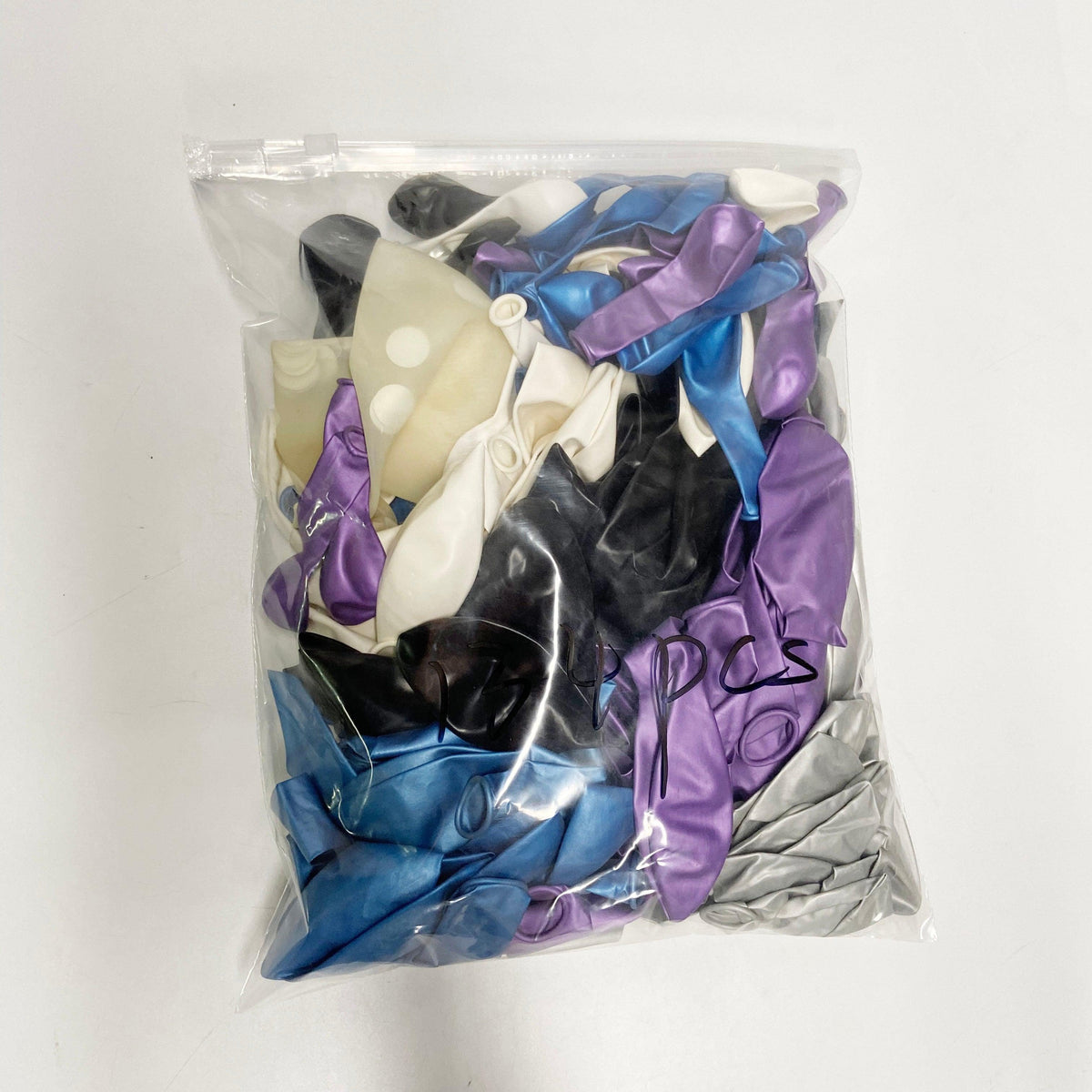 Stevvex 134Pcs blue silver purple balloon garland arch kit, assorted latex balloons in bag on Tampa Home & Garden Store