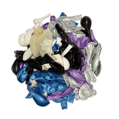 134Pcs balloon garland arch kit blue silver purple metallic balloons on Tampa Home & Garden Store