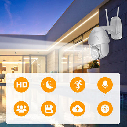 Outdoor graffiti surveillance camera white wall-mounted exterior security cam Sell My Stuff on Tampa Home & Garden Store