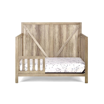 Barnside 4-in-1 Convertible Crib in weathered wood by Unique Piece Furniture on Tampa Home & Garden Store