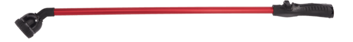 Dramm 30 Inch Rain Wand, red wand with black head and grip on Tampa Home & Garden Store
