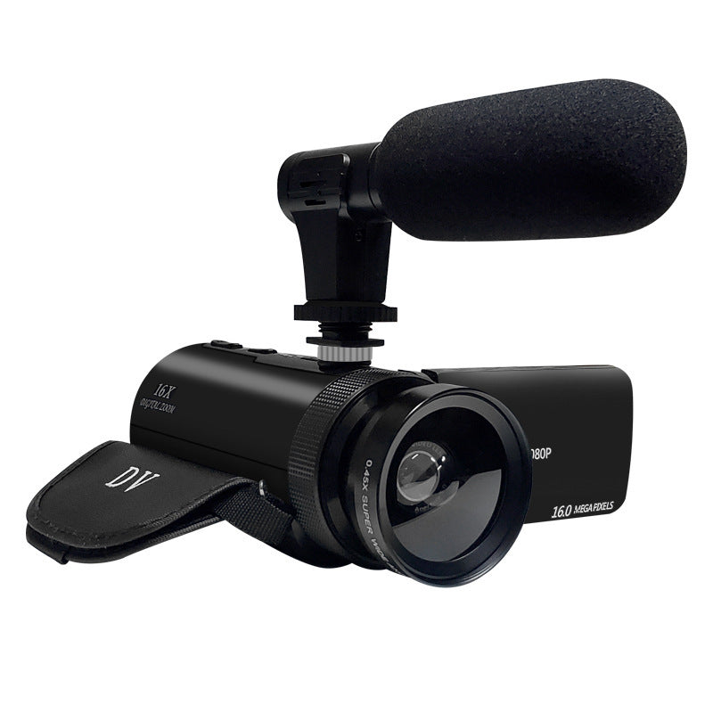 Digital camcorder by Sell My Stuff with 16 MP sensor and mounted shotgun mic black on Tampa Home & Garden Store