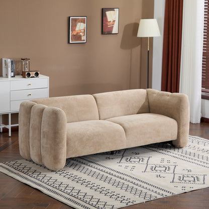 The Wave Velvet Sofa And High Back Support