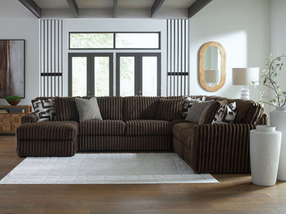 Midnight Madness Sectional and Jumbo Corduroy