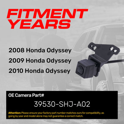 Honda Odyssey backup camera Tailgaters 39530-SHJ-A02 with mounting bracket for 2008-2010 on Tampa Home & Garden Store