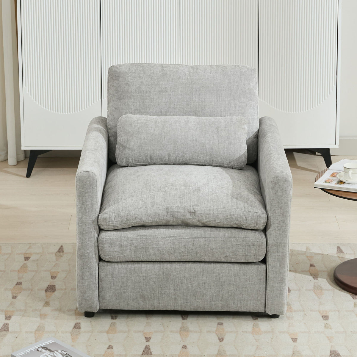 Cozy Upholstered Sofa Chair And Living Room Set