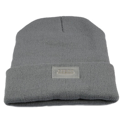 GemGear 5-LED knitted beanie with built-in front headlamp panel in gray on Tampa Home & Garden Store