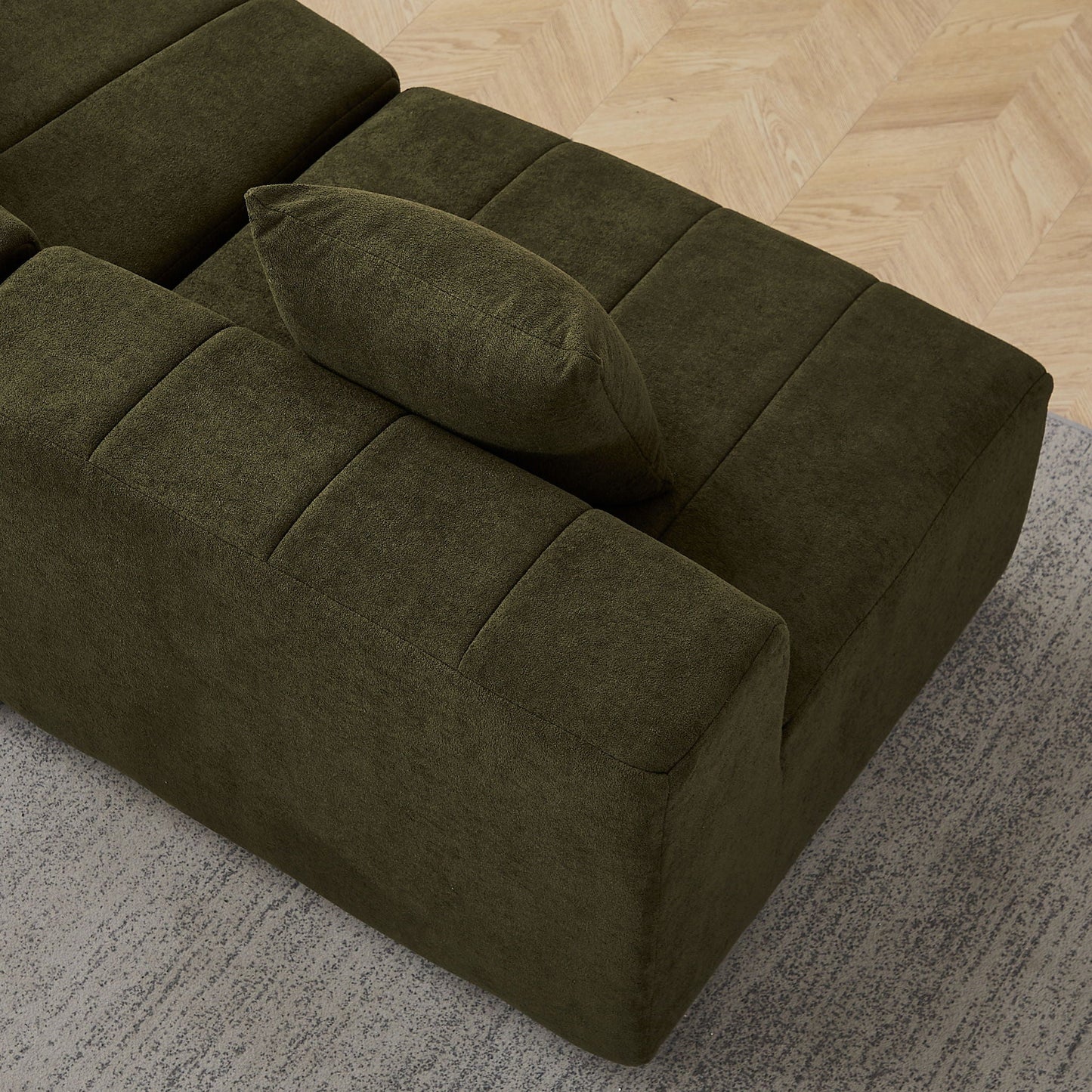 Symmetrical Modular Sofa And Piano Key Design