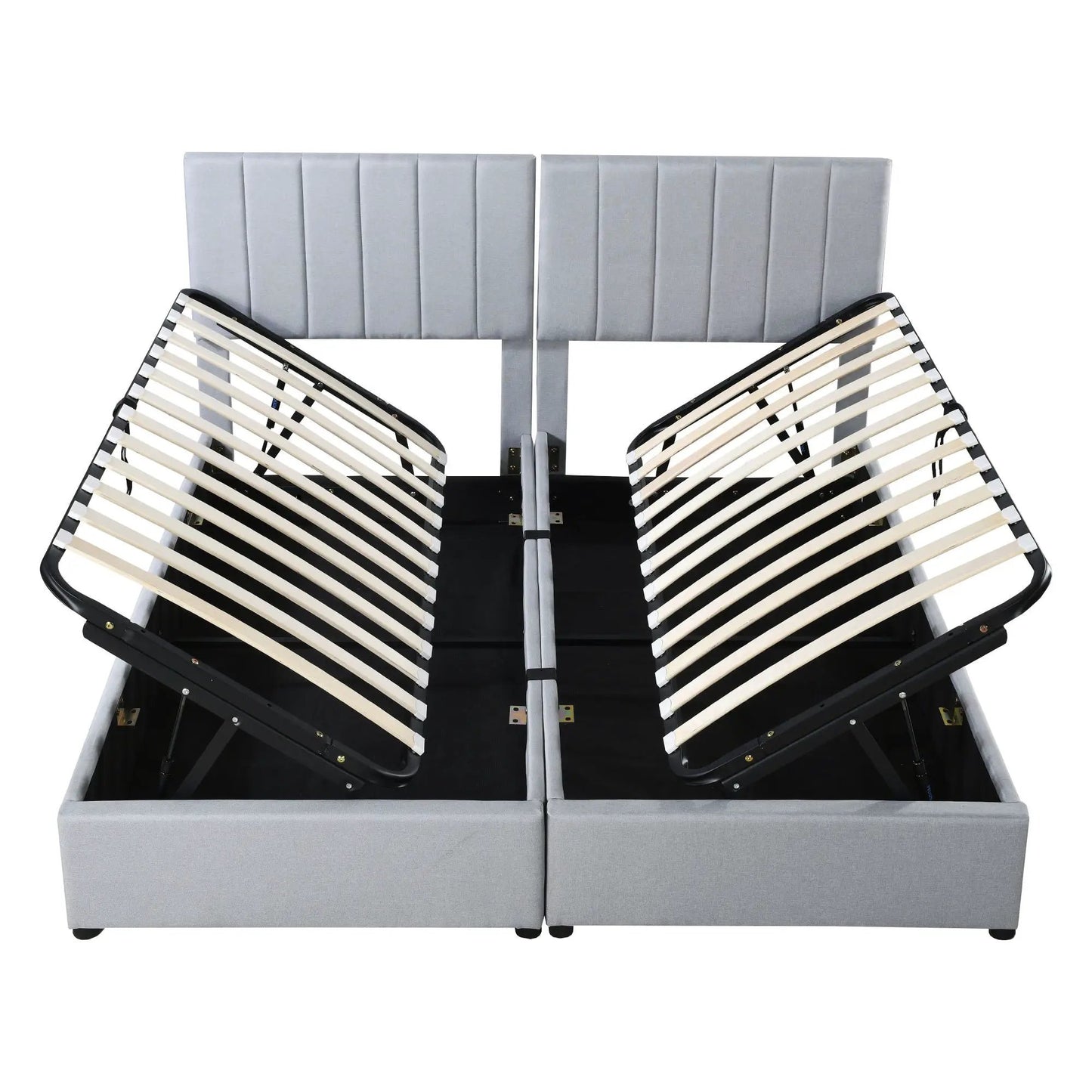 Upholstered Platform Bed with Hydraulic Storage