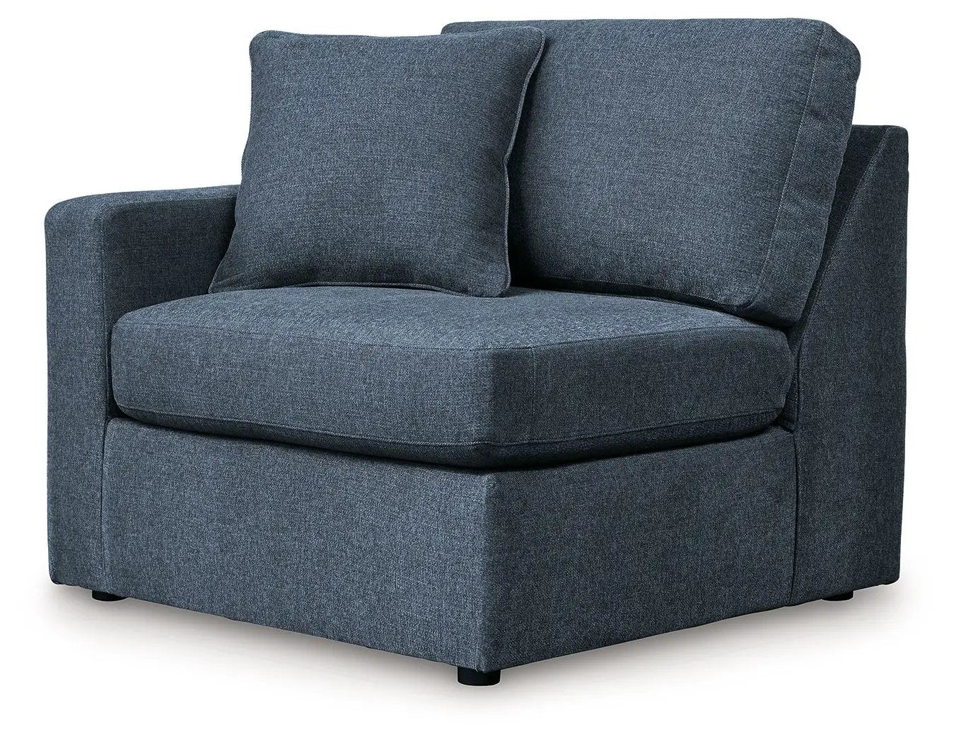 Modmax Sectional Ink blue stationary chair with two back cushions on Tampa Home & Garden Store