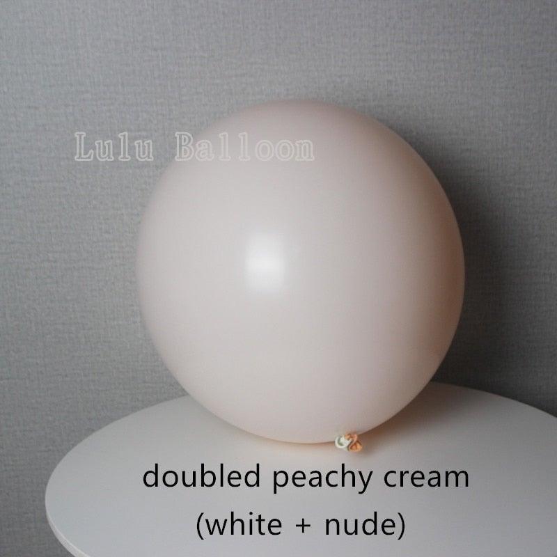 Balloon white nude double peachy cream by Stevvex for kids party decor on Tampa Home & Garden Store