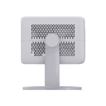 L018AA Whale OS LCD Projector back view on white adjustable stand on Tampa Home & Garden Store