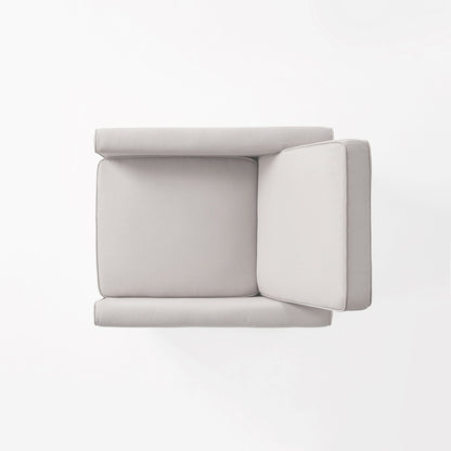 Upholstered Push Back Recliner Chair and Lounge