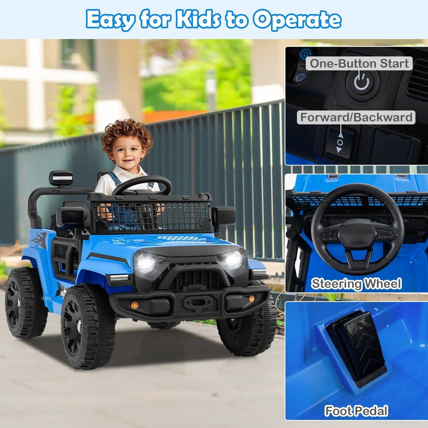 12V Kids Ride on Truck Battery Powered Vehicle