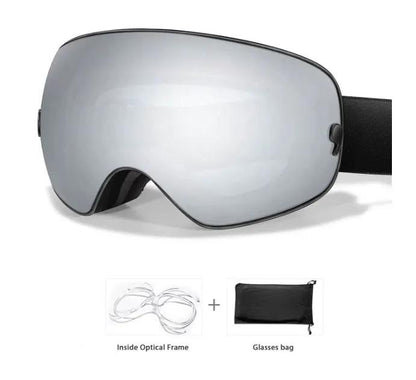 Children's ski glasses with lenses and black strap by FLIPSTYLEZLLC include optical frame and bag on Tampa Home & Garden Store