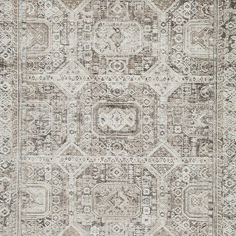 Junley area rug in soft beige and gray geometric pattern by Unique Piece Furniture on Tampa Home and Garden Store
