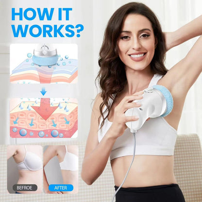 Multifunctional fat pushing machine massager vibration massager household electric massage hammer - Tampa Home & Garden Store