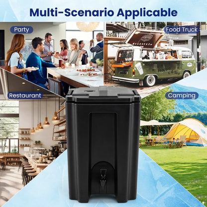 13.2 Gal Insulated Beverage Dispenser with Faucet