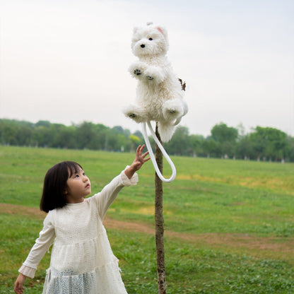 Sac à dos Westie – Sac en peluche pour filles et amantes des chiots
