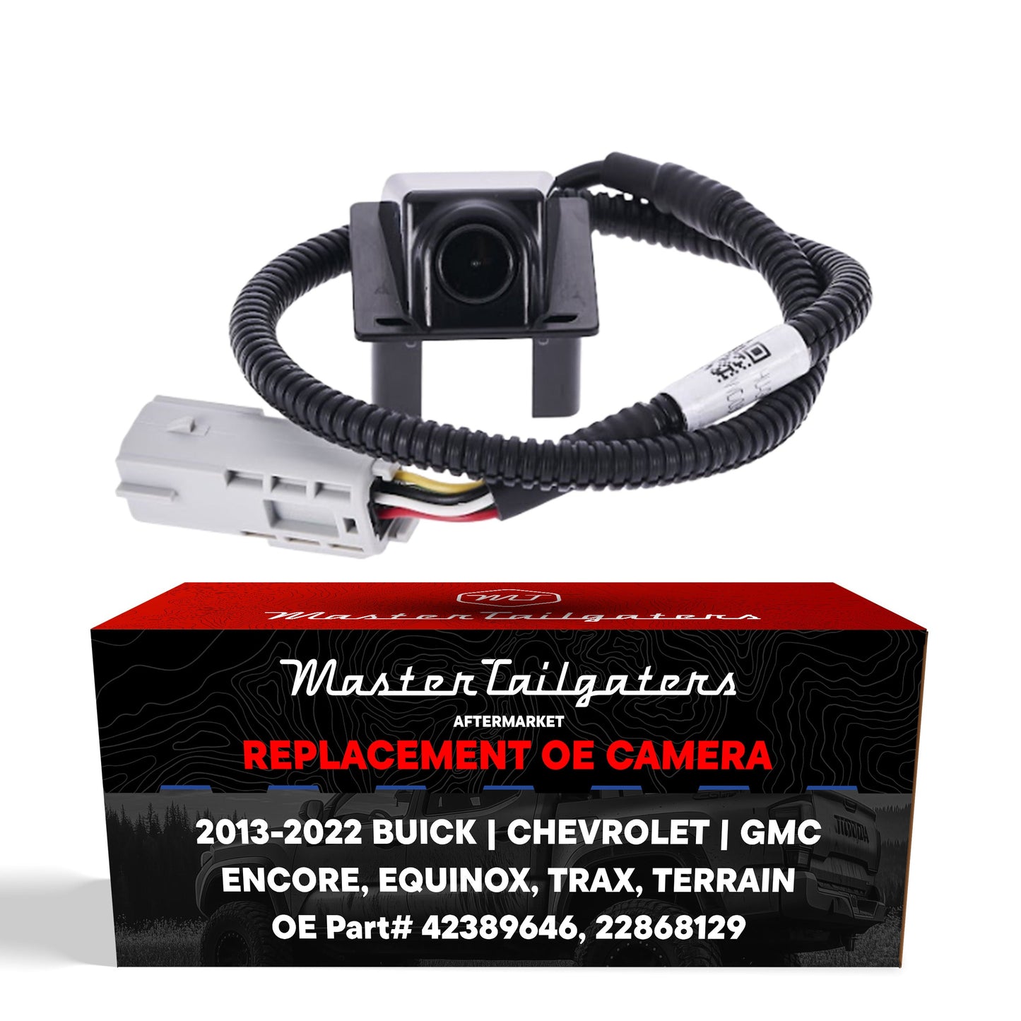 OEM backup camera with Master Tailgaters harness for Buick Encore, Trax, Equinox, Terrain on Tampa Home & Garden Store