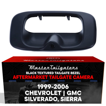 Master Tailgaters black tailgate bezel with backup camera for Silverado/Sierra 99-06 on Tampa Home & Garden Store