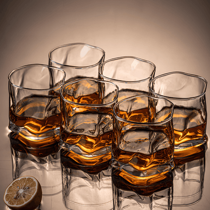 Hoshi Handcrafted Crystal Whisky Glass with Grip
