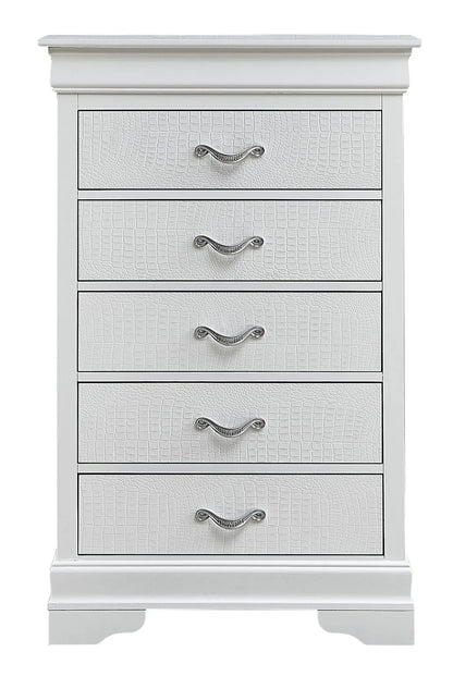 Lorana Chest with Crystal Drawer Pulls Design