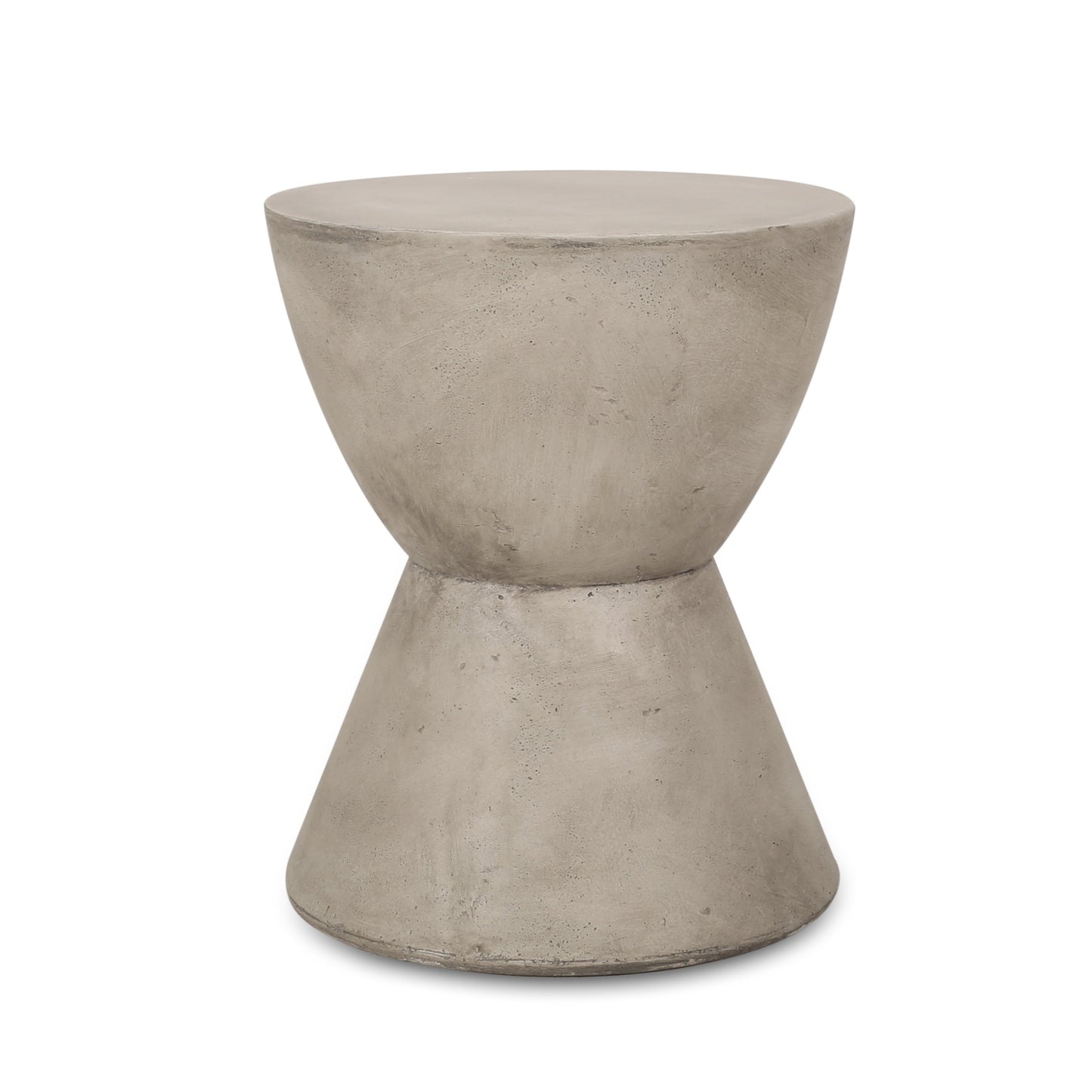 Outdoor Lightweight Concrete Side Table light gray by HouseOfZazla on Tampa Home & Garden Store