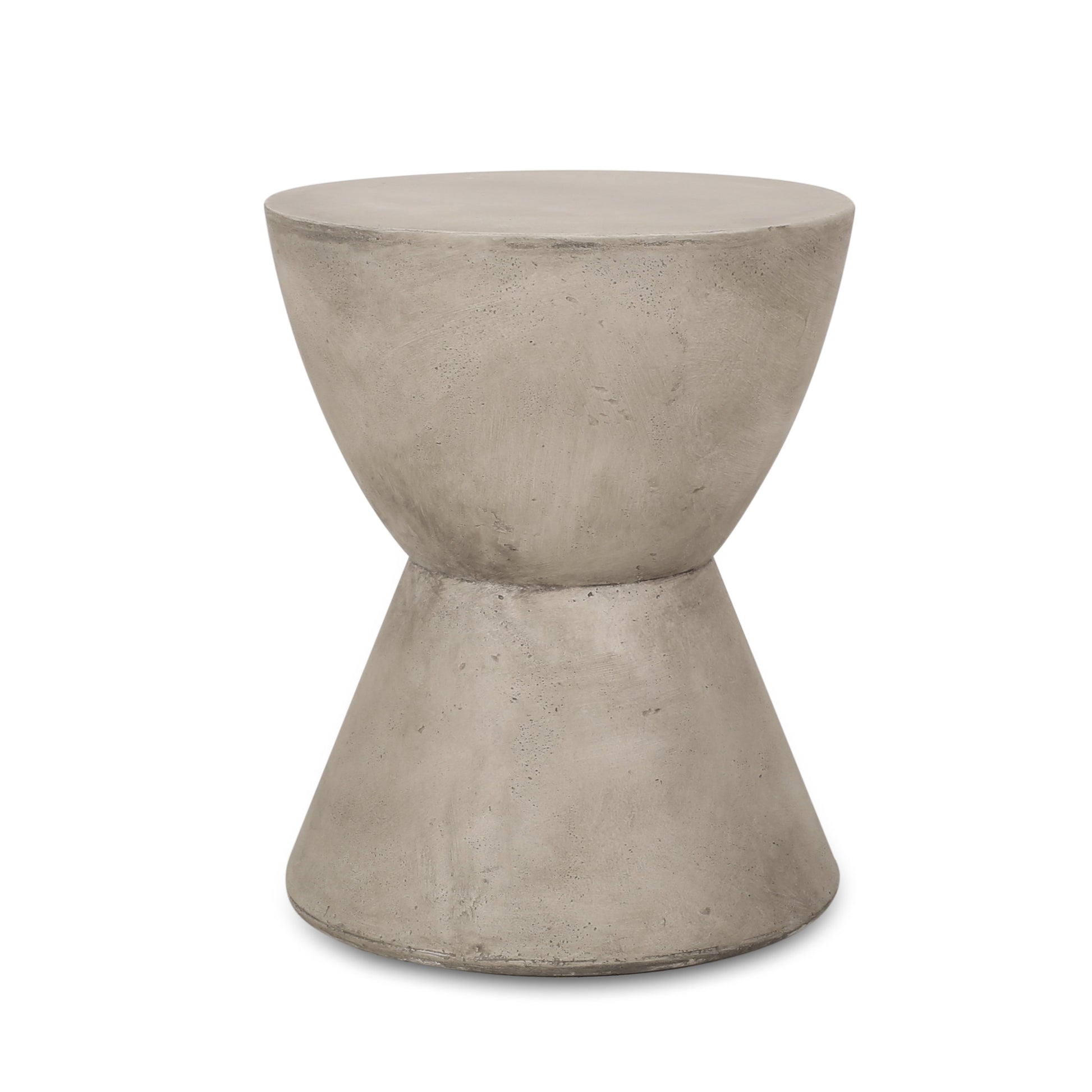 Outdoor Lightweight Concrete Side Table light gray by HouseOfZazla on Tampa Home & Garden Store