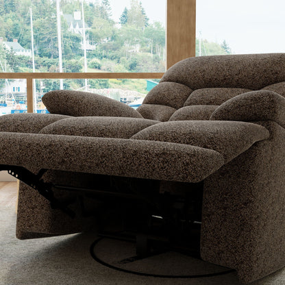 Modern Soft Fabric and Smooth Glider Recliner