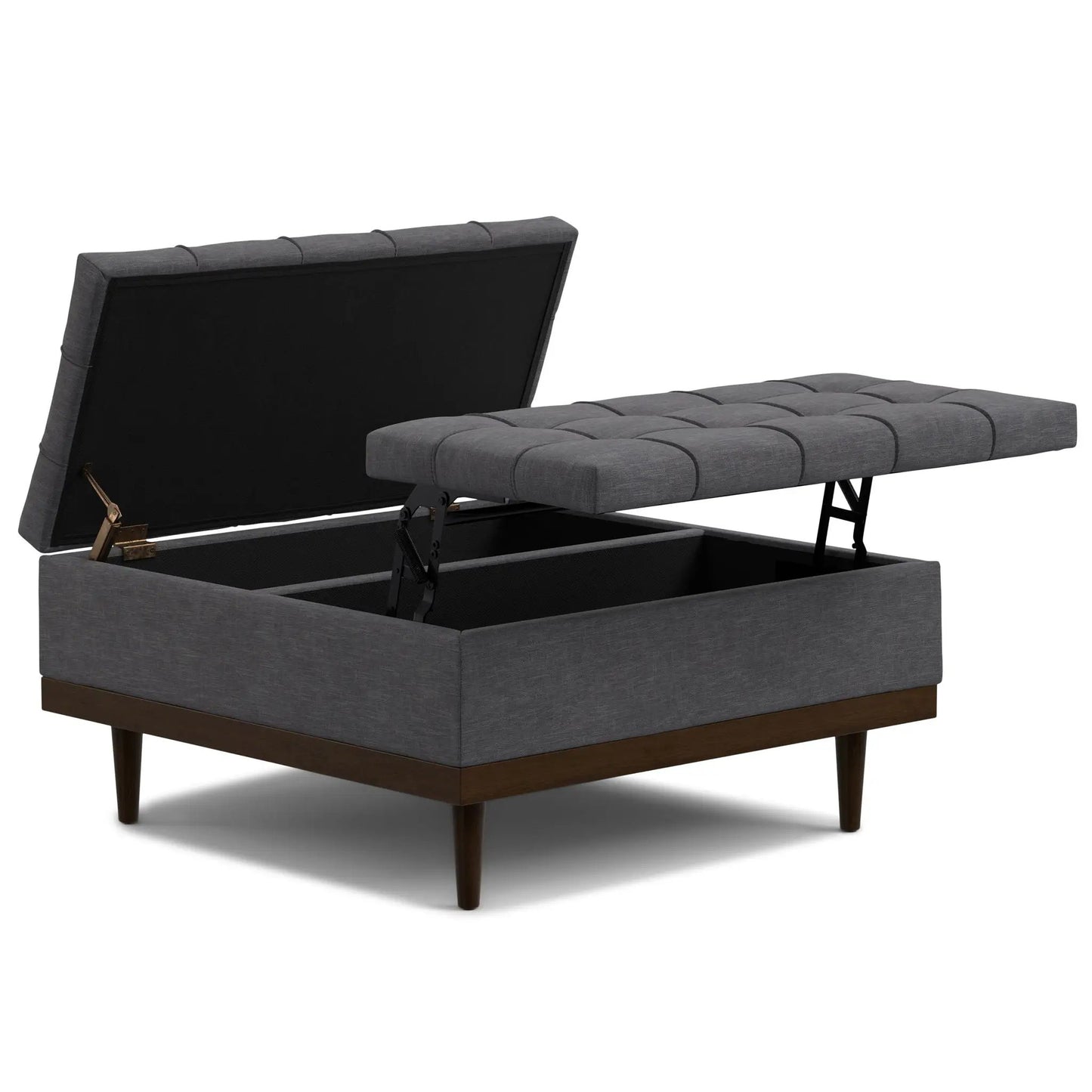 Mariah Upholstered Lift Top Table Storage Ottoman