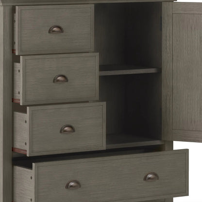 Redmond Handcrafted Solid Wood Storage Cabinet