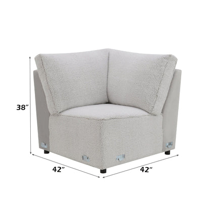 Tarrance gray boucle modular power recliner sectional by HouseOfZazla on Tampa Home & Garden Store